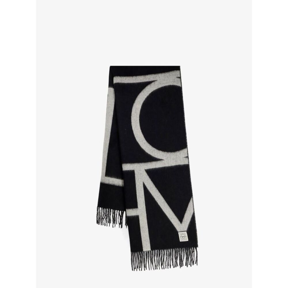 Toteme Women Monogram Wool Scarf